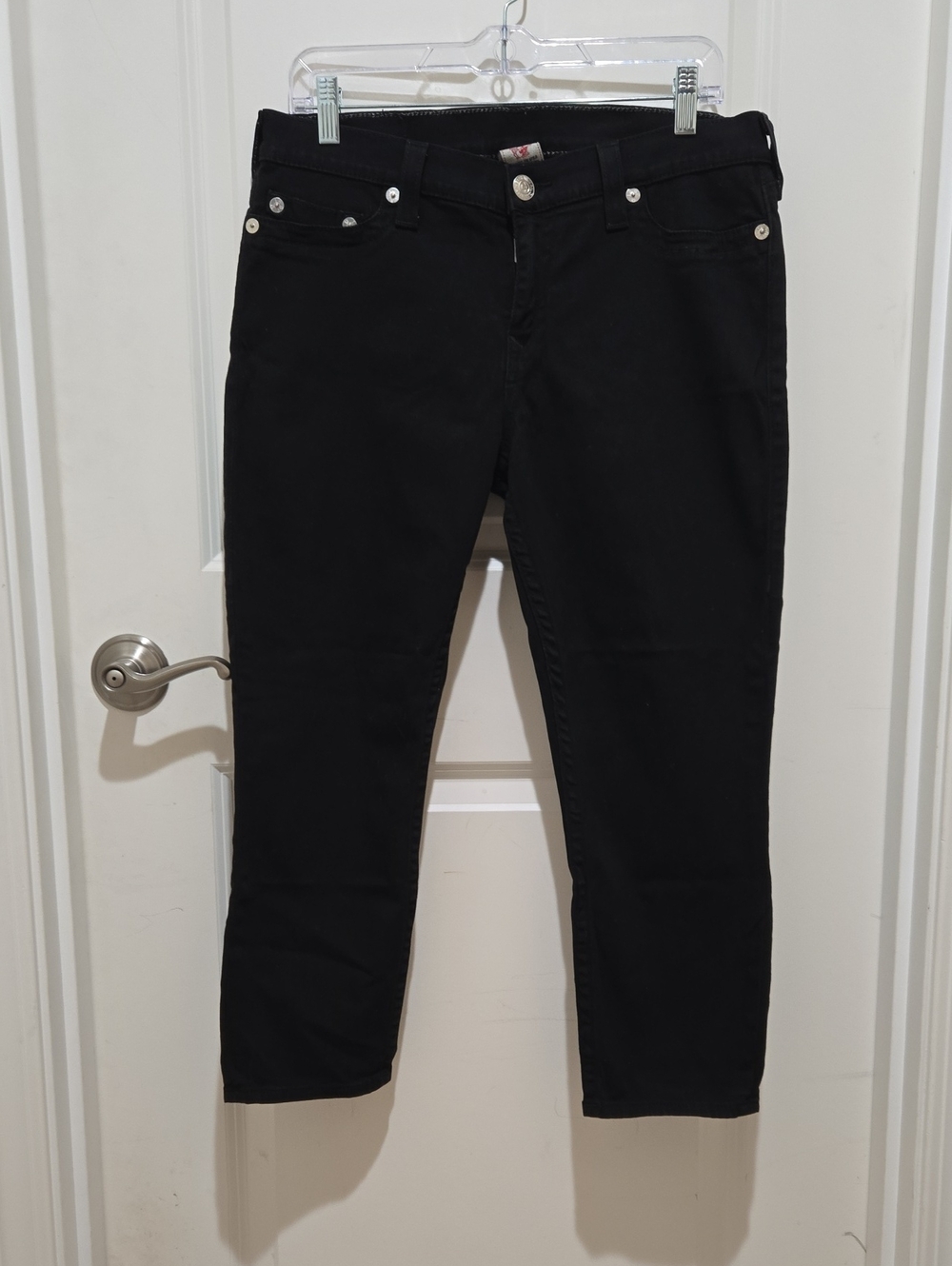 True Religion Black Ankle Crop Women's Jeans